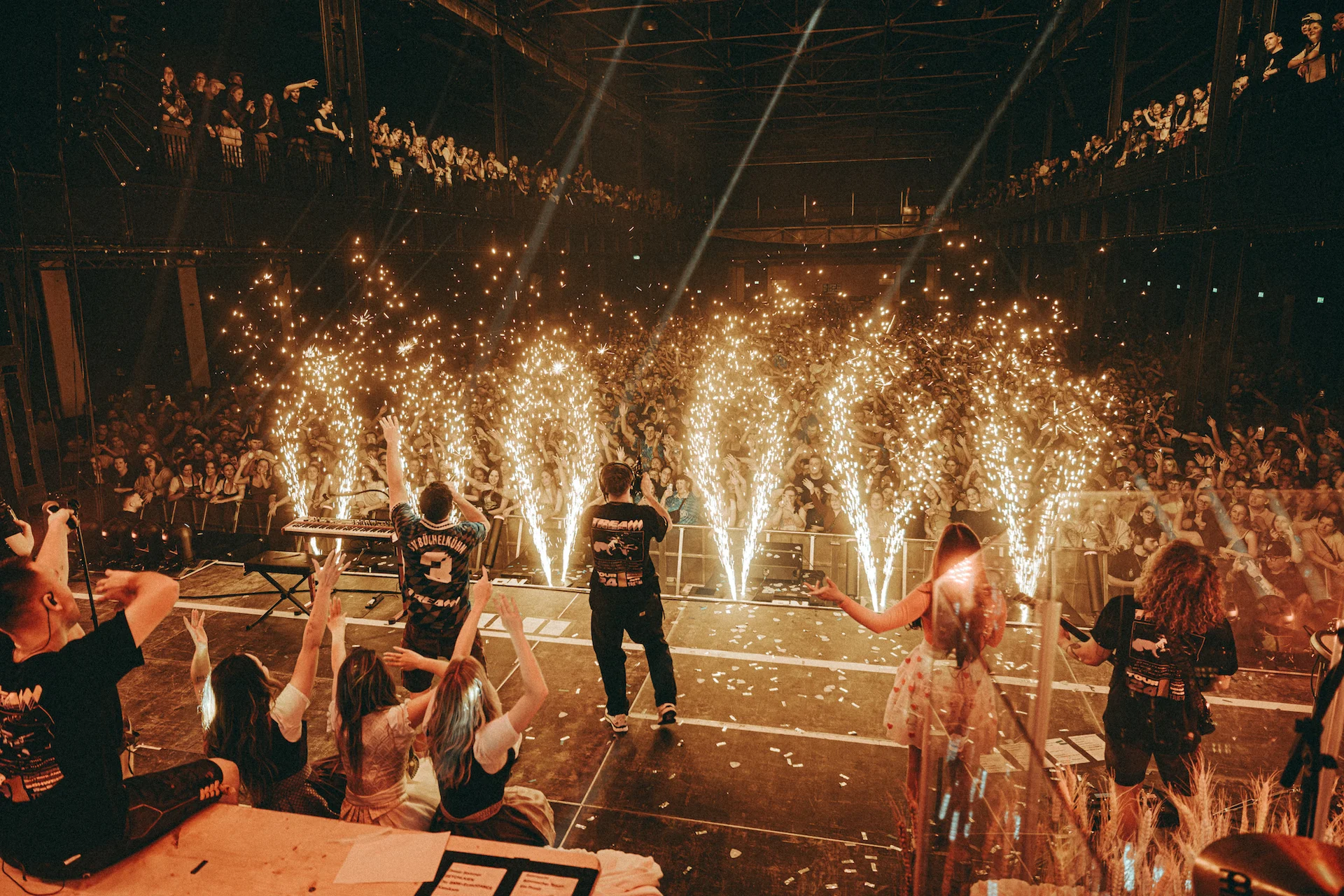 Tream Biergarnitour 2024 – Feuerwerk auf der Bühne